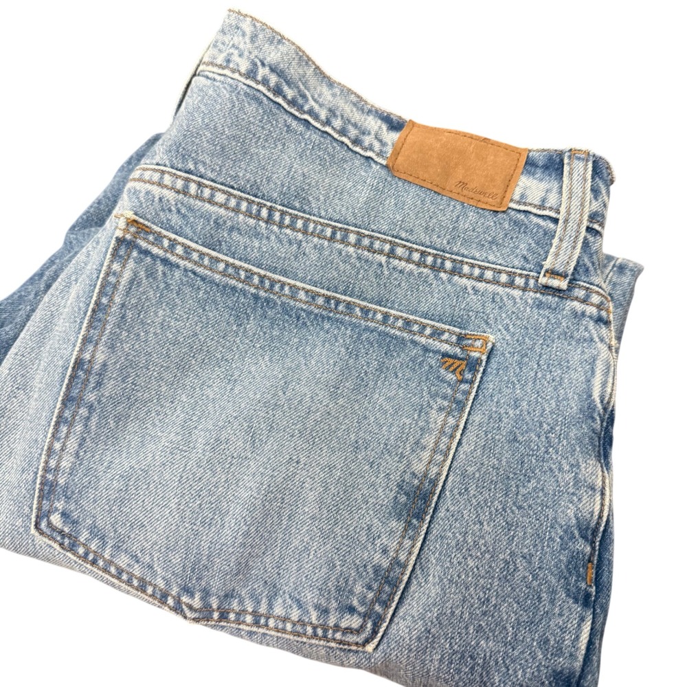 Madewell The Perfect Vintage Straight Jean 32 (36x29) Blue High Rise Cotton